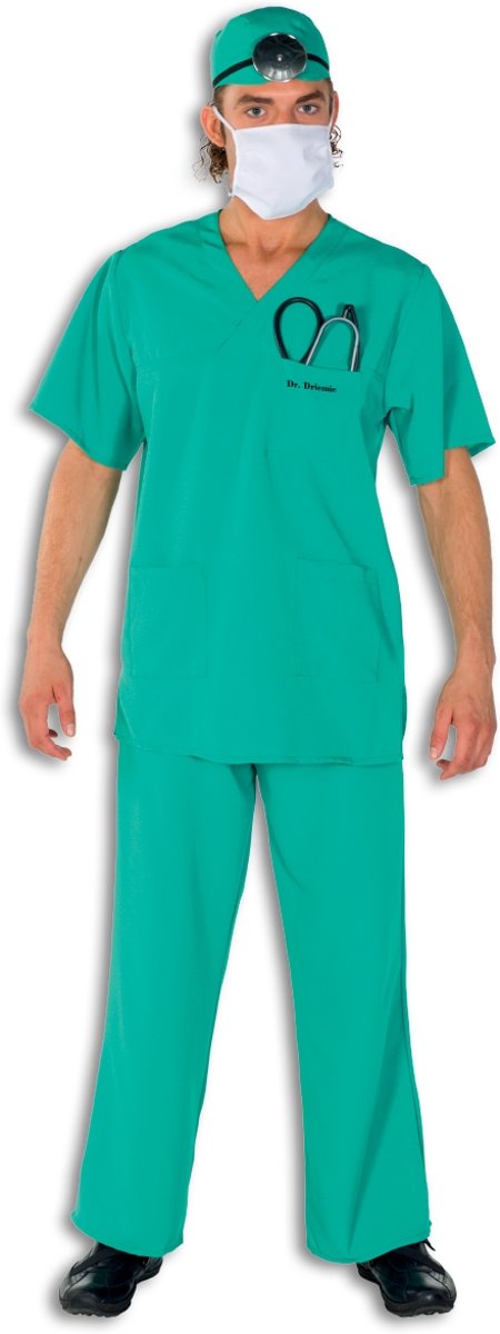 Dokter & Tandarts Kostuum | Orthopedisch Chirurg Streekziekenhuis | Man | Maat 46 | Carnaval kostuum | Verkleedkleding